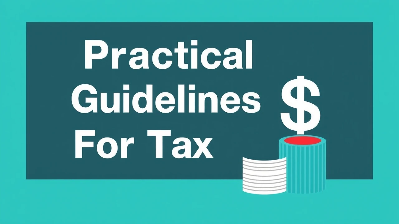 Practical Guidelines For Tax Time