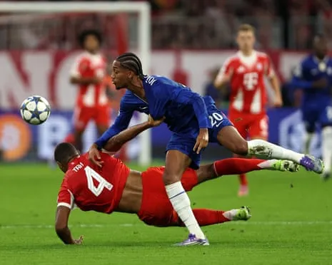 The Blues' boss rages as the German giants center-back Jonathan Tah escapes sending-off in UCL setback